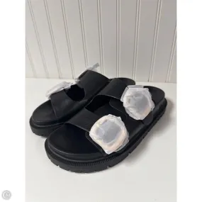 Sandals Flats By Mia In Black, Size: 8.5 Anti Slip Pattern