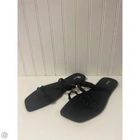 Sun Step Tread Comfort Sandals Flats By Mix It In Black, Size: 10