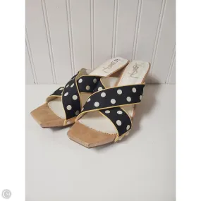 Sandals Luxury Designer By Yves Saint Laurent In Polkadot Pattern, Size: 6.5 or 37 Wild Hike Stable Support
