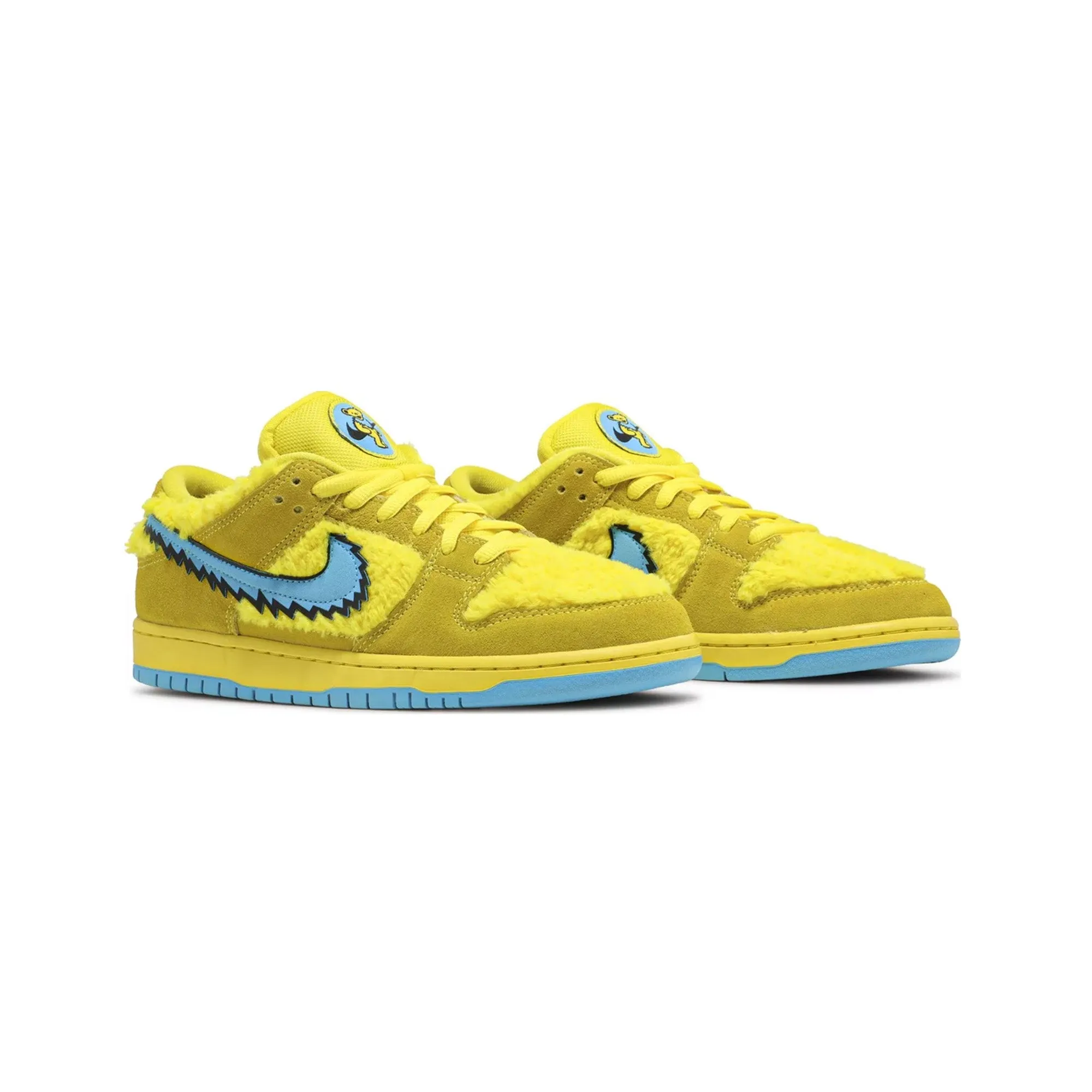 SB Dunk Low 'Grateful Dead Bears Opti Yellow' (2020) Cushioned Grip Trend-setting
