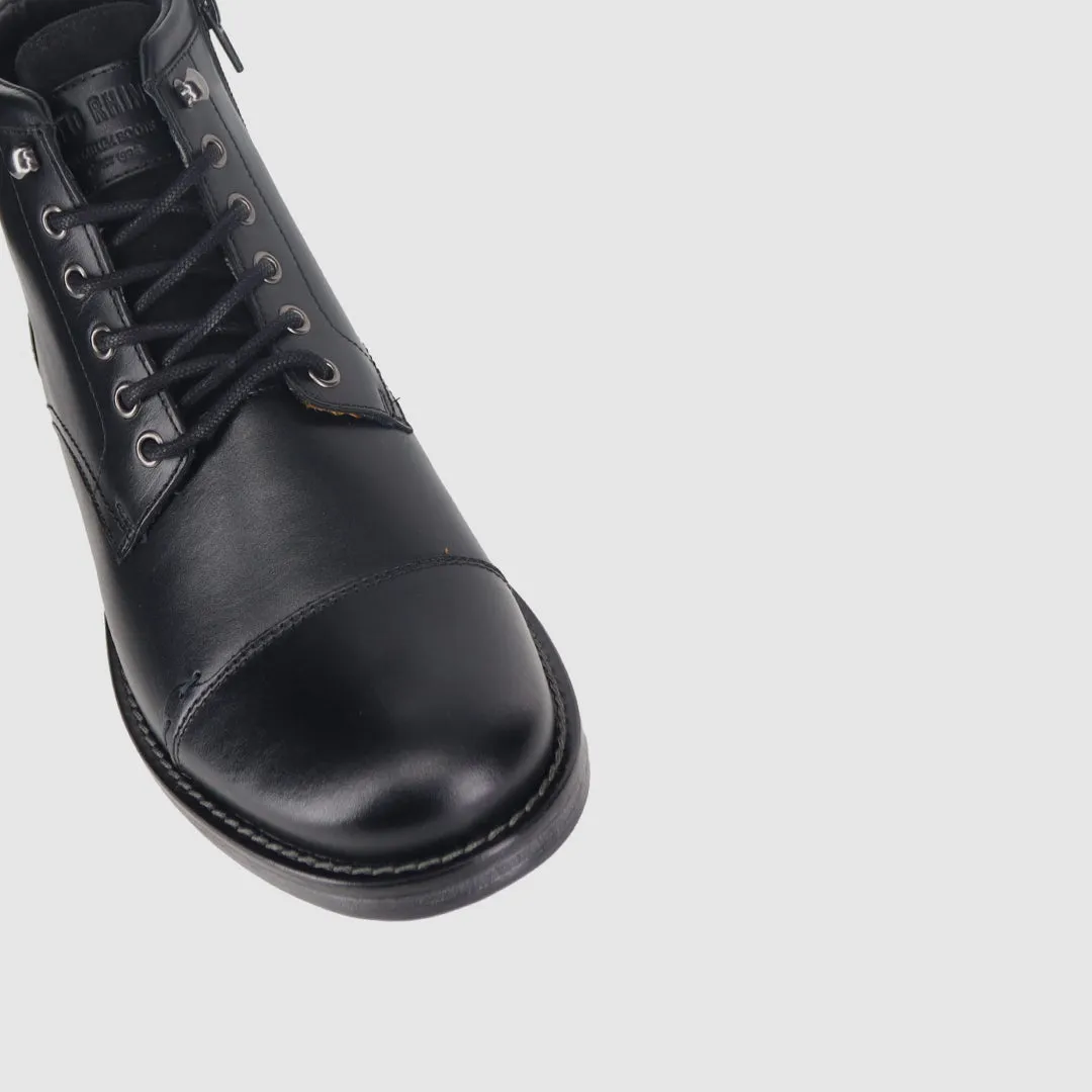 Seamless Comfort Remote Hiking Scotia Lace Up Boots Black