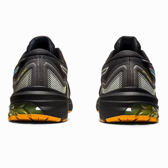 Secure Foot Lock Men's Asics GT-1000 11 GTX Black/Ink Teal supportive foam sole shoes air - cushioned shoes