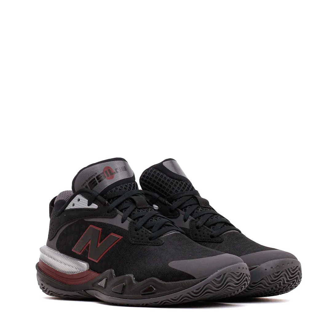 New Balance Basketball Unisex Hesi Low v2 Black Crimson BBHSLMT2 Style - savvy Training Gear