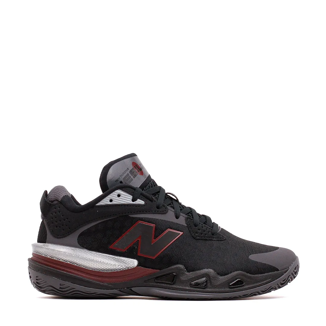 running in international tracks shoes New Balance Basketball Unisex Hesi Low v2 Black Crimson BBHSLMT2
