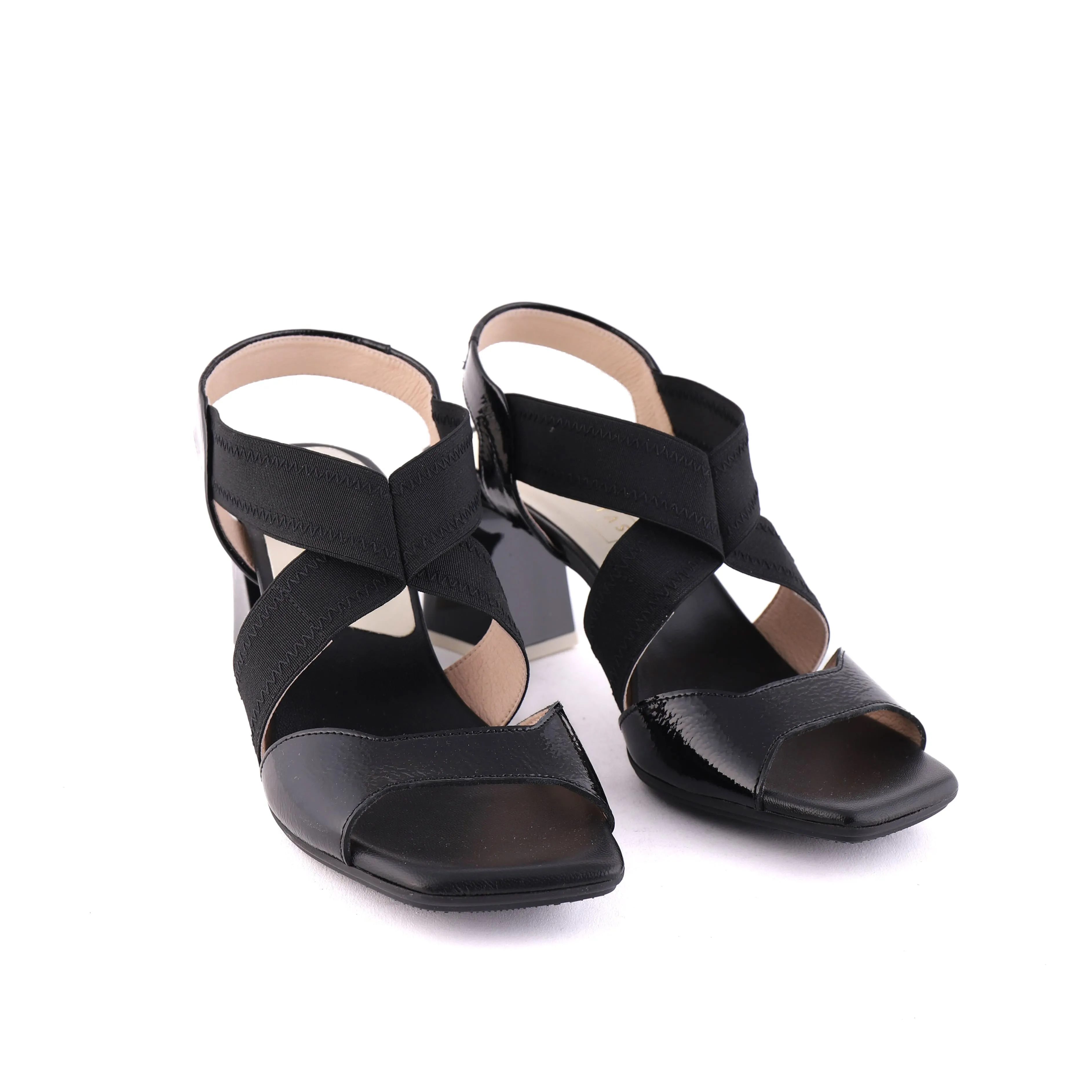 SEOUL Black Patent Slip On Style