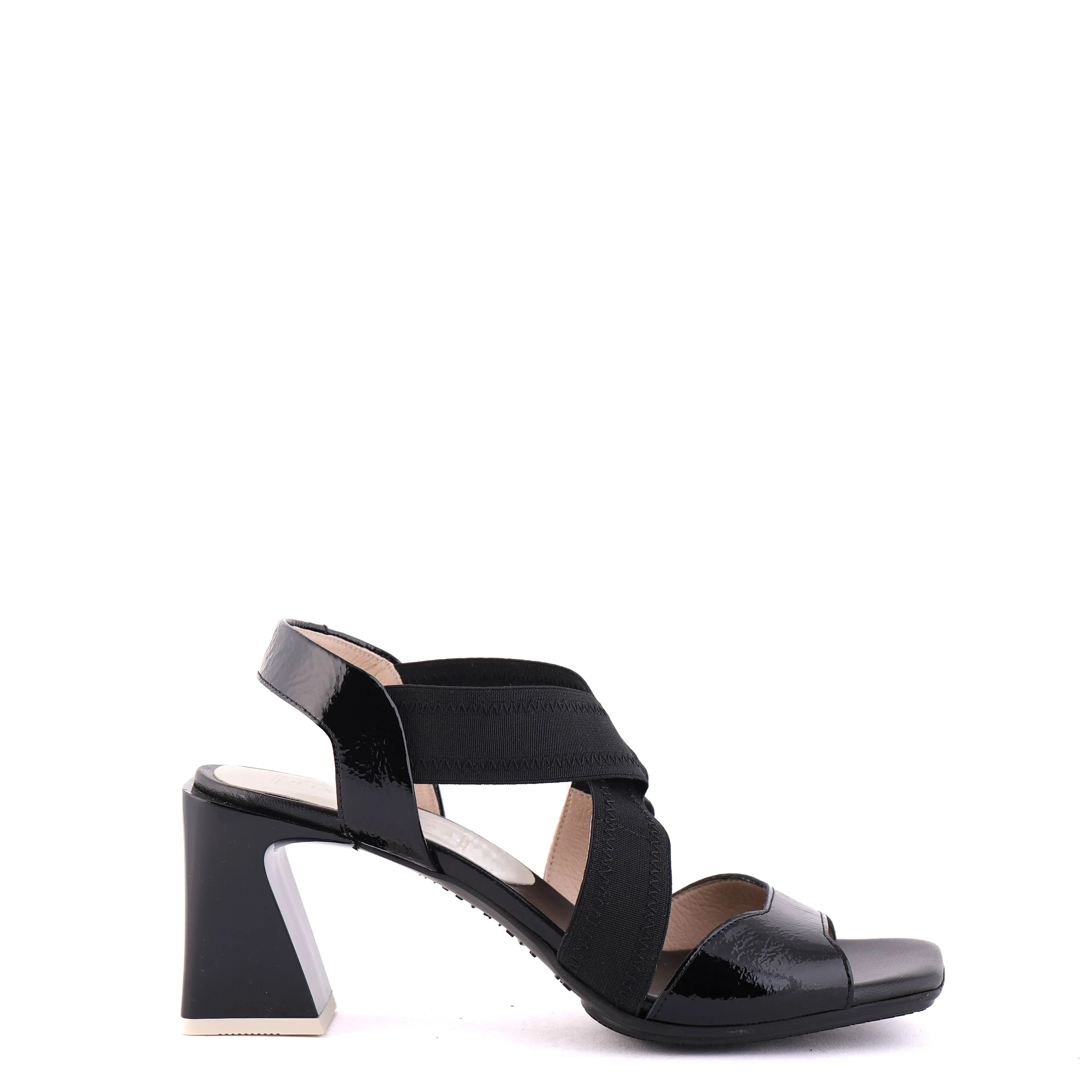 Slip Resistant Tread Pattern SEOUL Black Patent