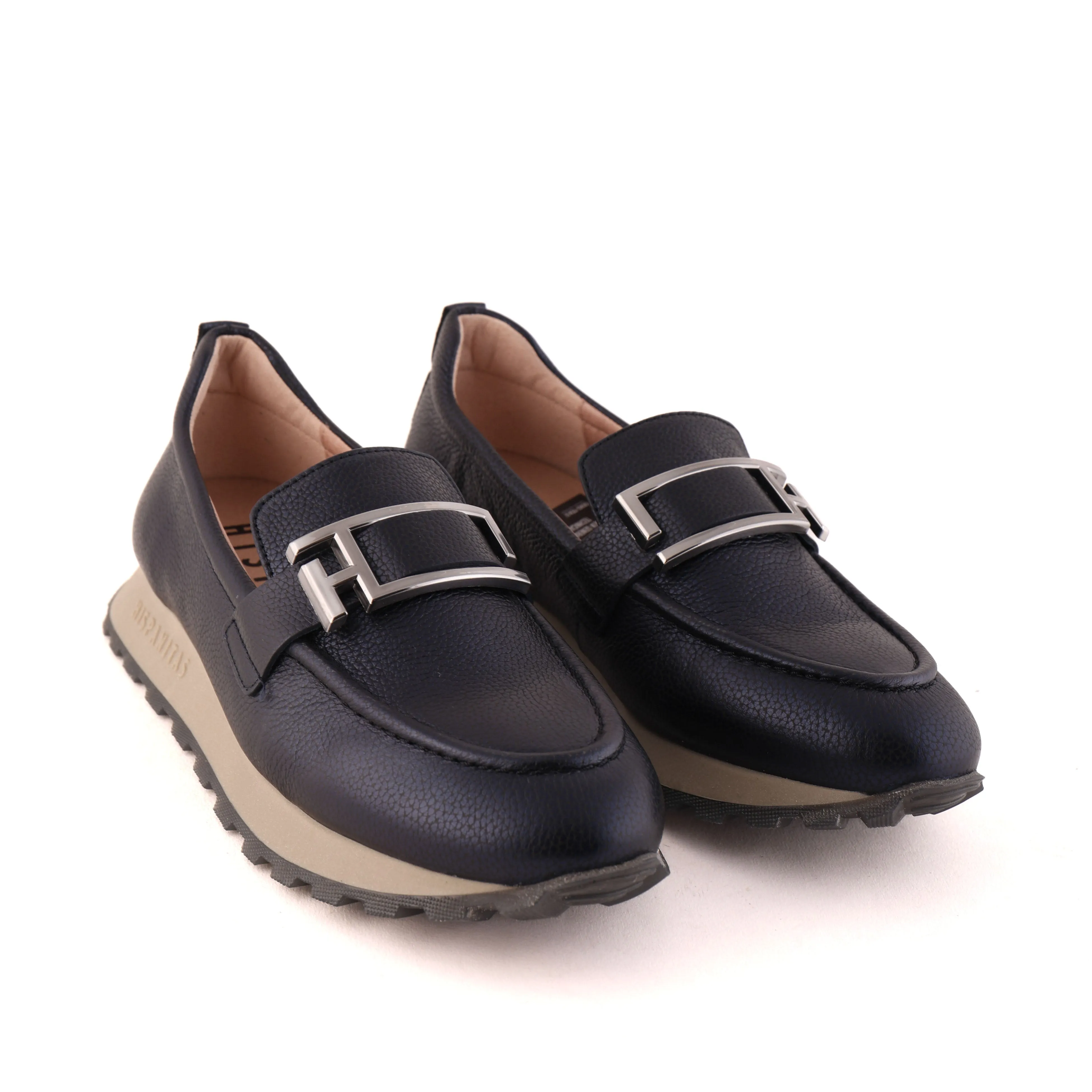 Height Aid Durable Sole SHAN Metallic Navy
