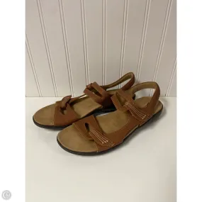 Stream Jog Dodge Hike Sandals Flats By Clothes Mentor In Brown, Size: 11