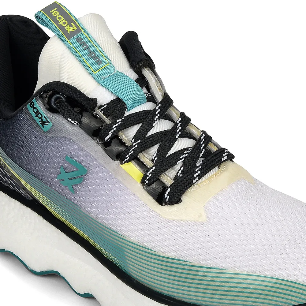 optimal - running Racing performance Leap7x Sea Green Sports Lacing Running Shoes For Men GHD-103 By Liberty