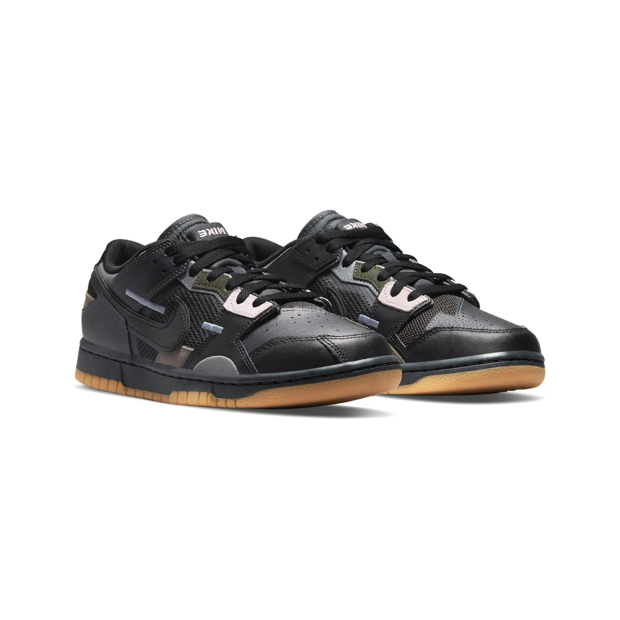 Breathable Ease Responsive Cushion Nike Dunk Low Scrap 'Black Gum' (2022)