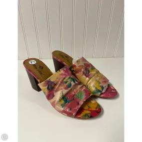 Sandals Designer By Patricia Nash In Brown, Size: 7.5 Fast Entry Secure Closure System