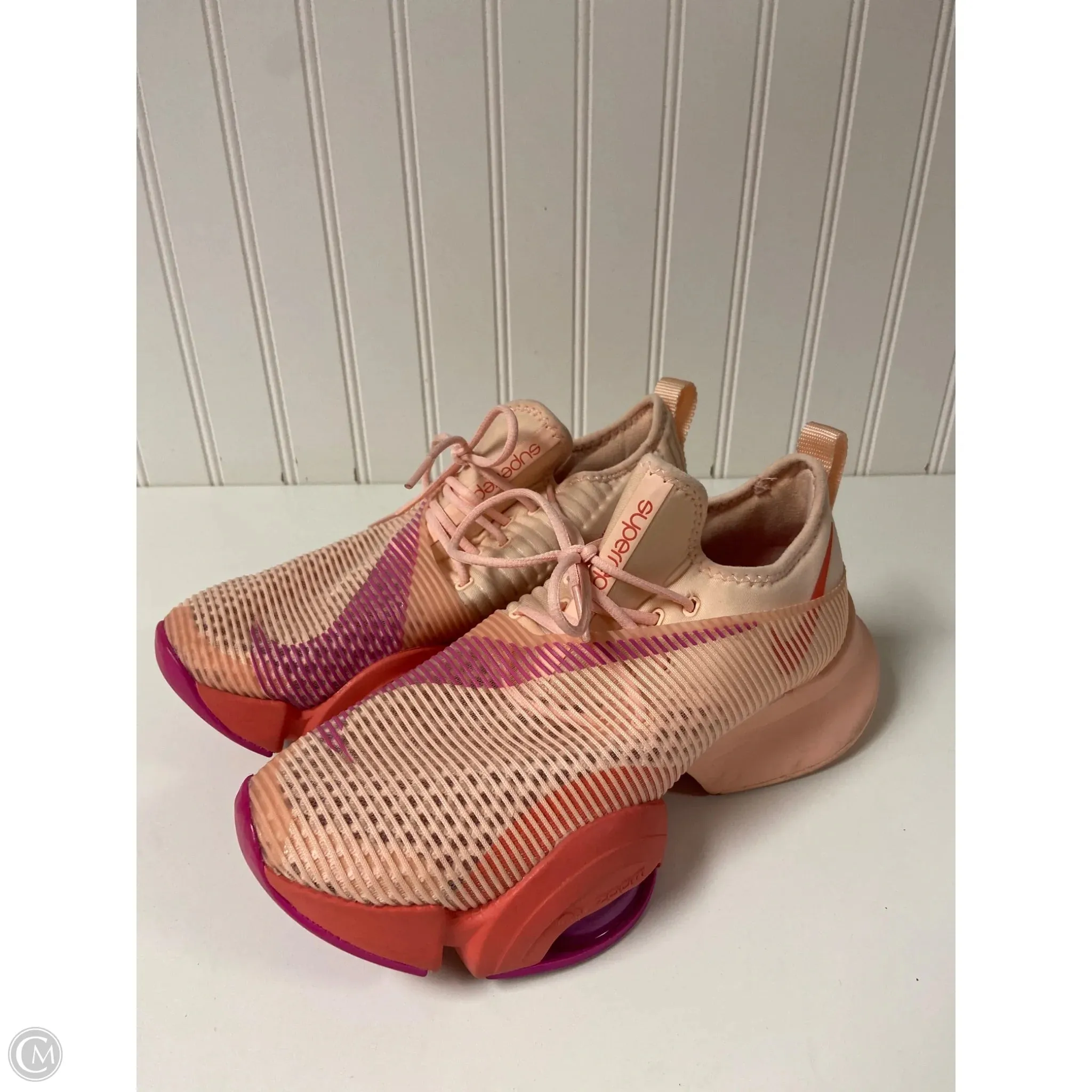 Petal Hike PU Sole Shoes Athletic By Nike In Orange, Size: 7.5