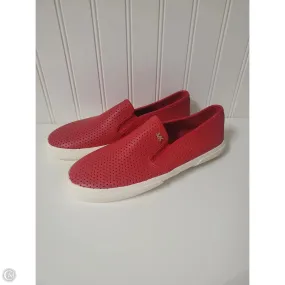 School Run Shoes Designer By Michael Kors In Red, Size: 6.5