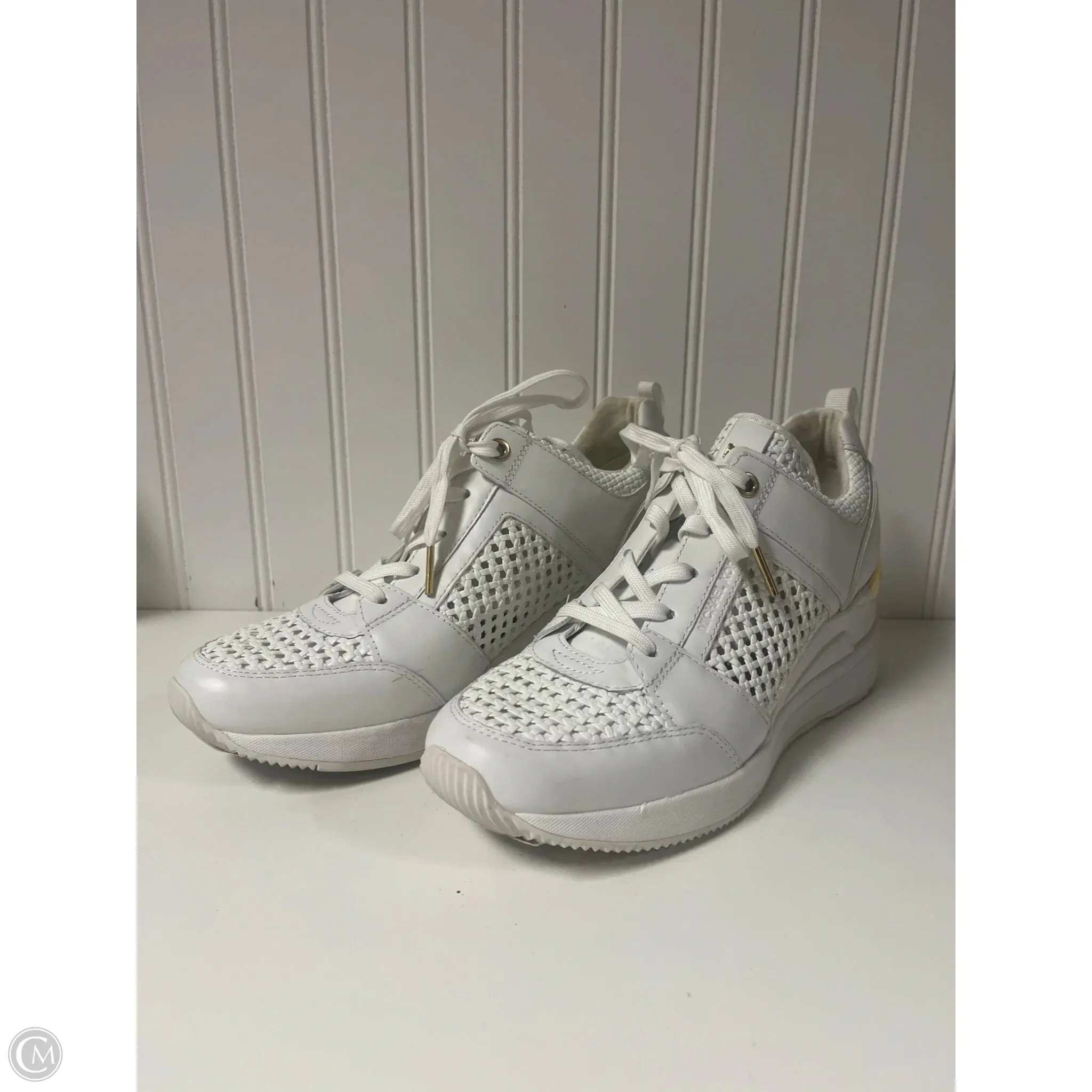 Morning Step Shoes Designer By Michael Kors In White, Size: 8.5
