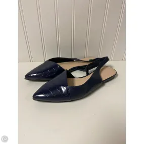 Shoes Flats By Clothes Mentor In Navy, Size: 5.5 Good elasticity Stable Structure