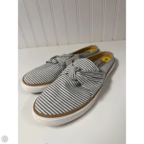 Shoes Flats By Clothes Mentor In Striped Pattern, Size: 9 Daily Match Path Walk