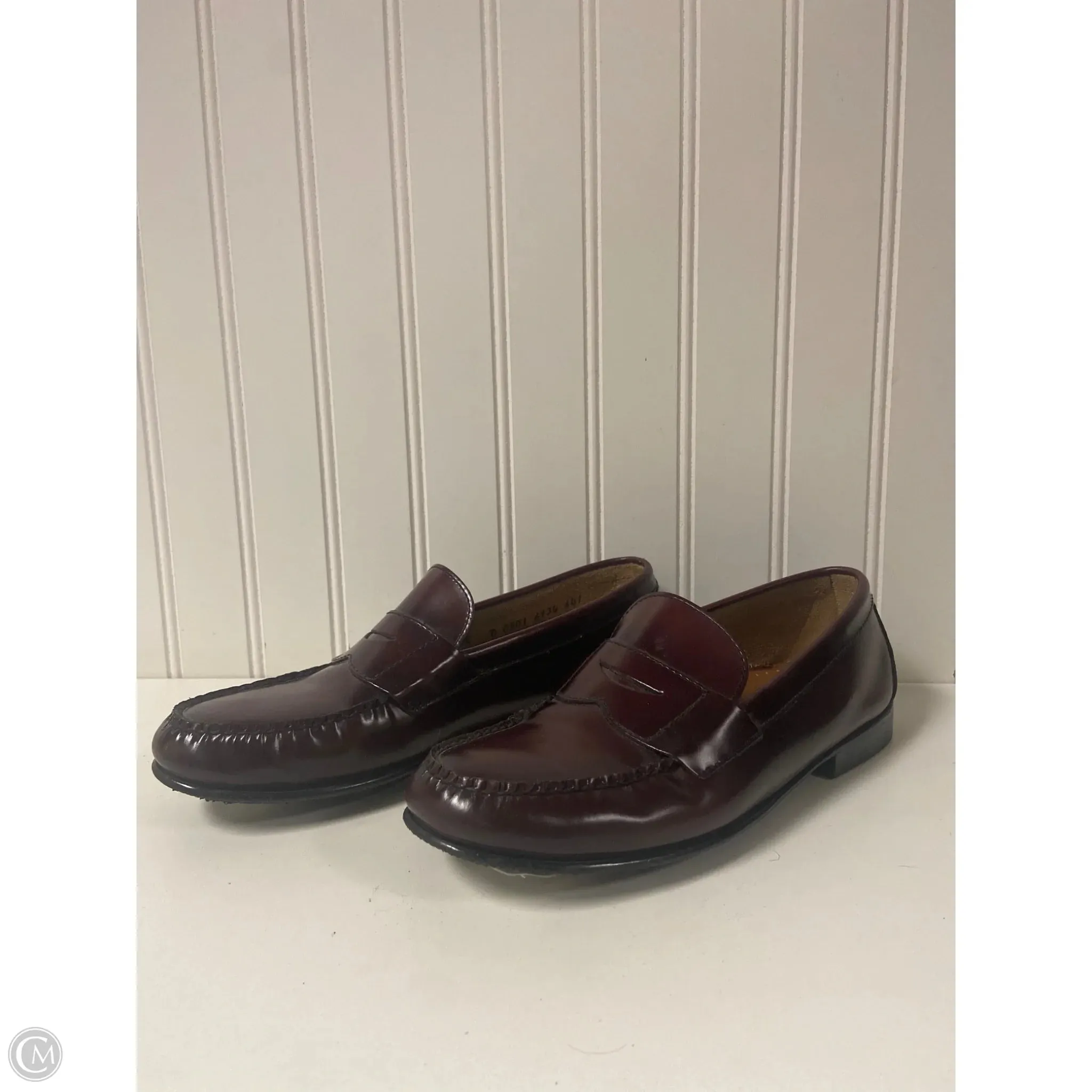 Shoes Flats By Gh Bass And Co In Maroon, Size: 5 Strike Step Street Pace