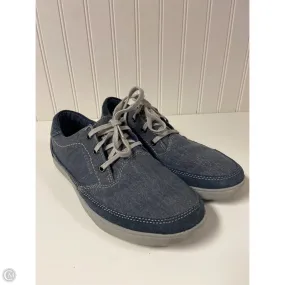 Lace   Up Shoes Flats By Skechers In Blue Denim, Size: 7.5