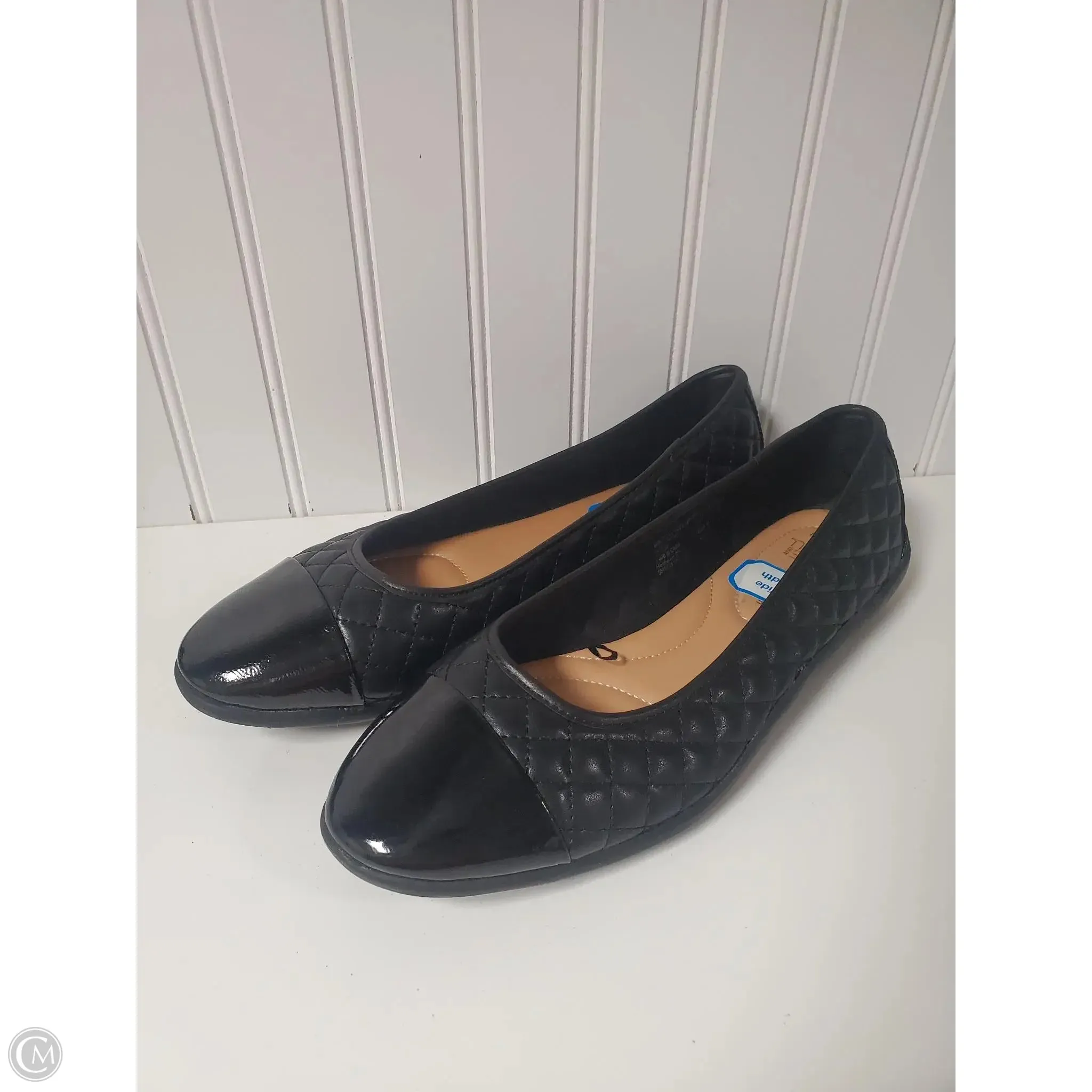Shoes Flats By Time And Tru In Black, Size: 12 Relaxed Cushion High-Quality Materials