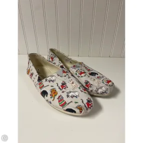 Porous Structure Fashionable Shoes Flats By Toms In Grey, Size: 9