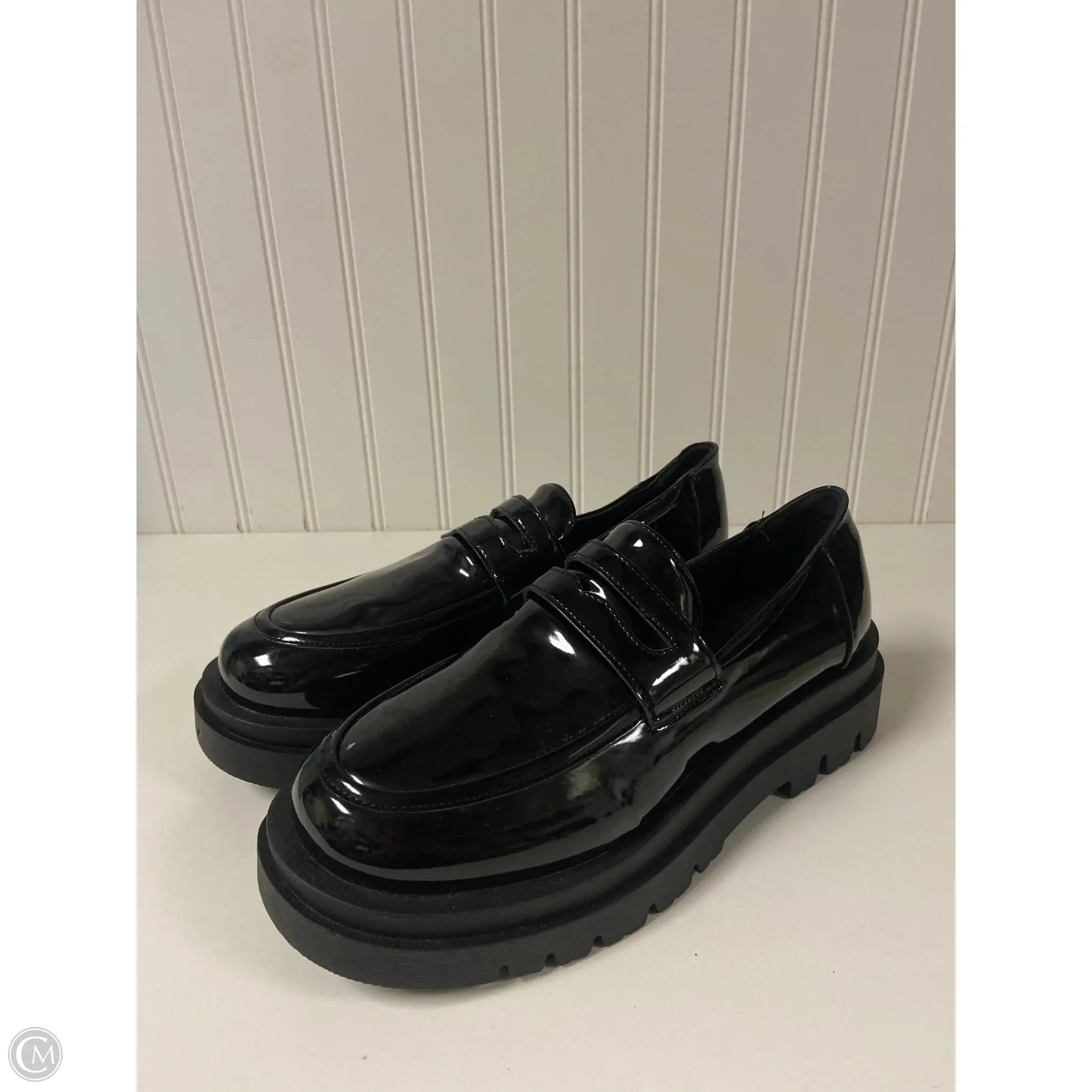 Park Picnic Kick Hike Shoes Heels Platform By Fashion Nova In Black, Size: 11