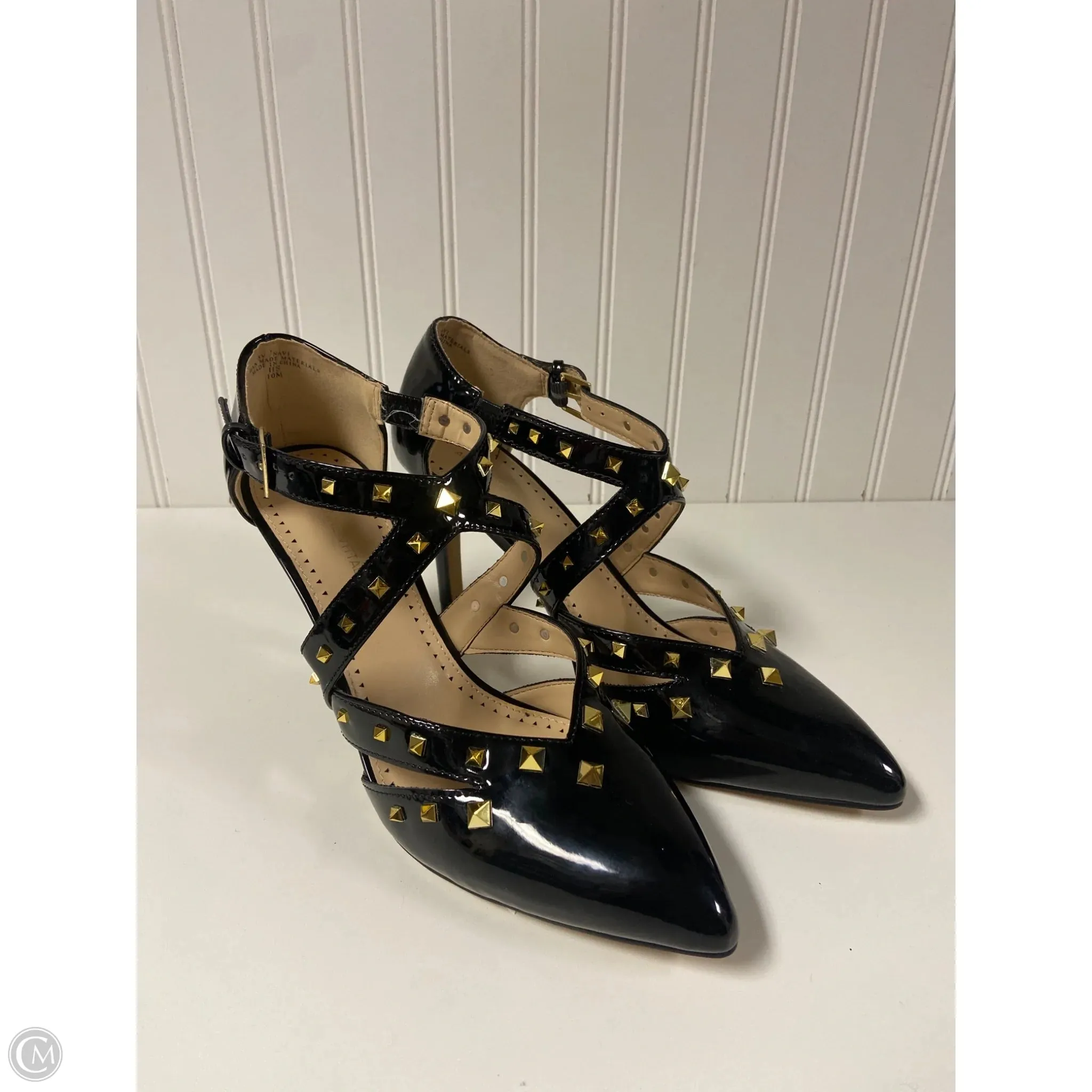 Shoes Heels Stiletto By Adrienne Vittadini In Black, Size: 10 Fashionable color scheme