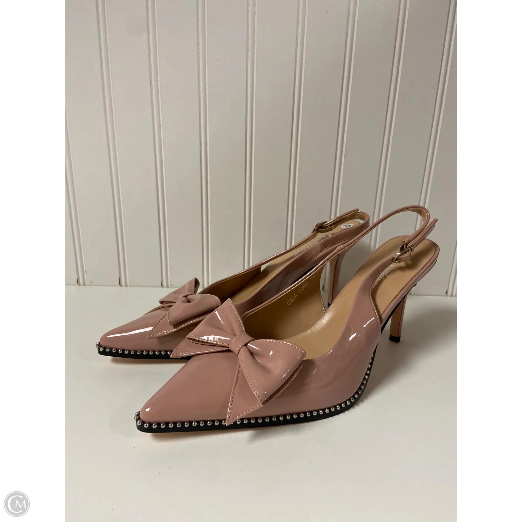 Valley Hike Lace Up Adjustability Shoes Heels Stiletto By Clothes Mentor In Pink, Size: 10