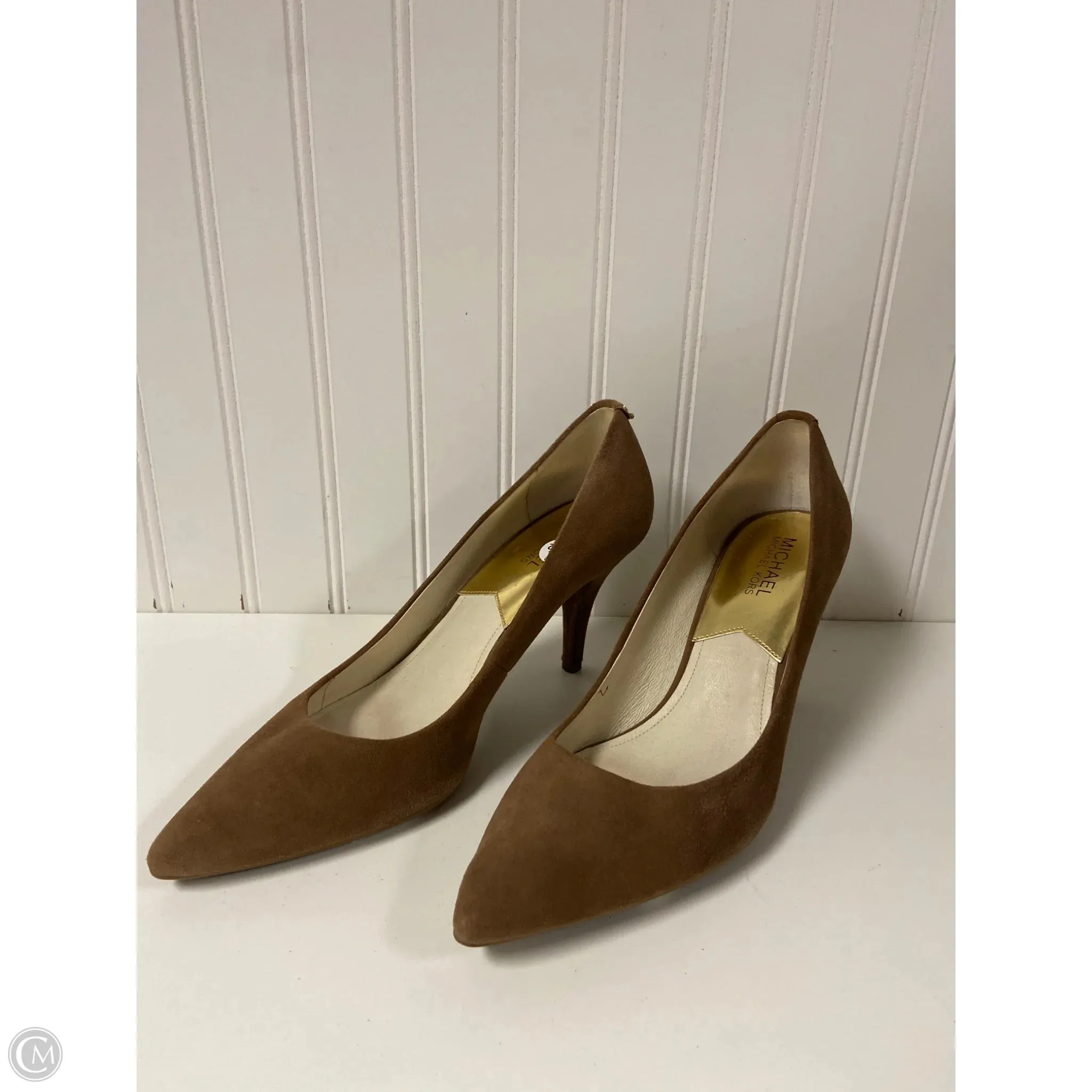 Shoes Heels Stiletto By Michael By Michael Kors In Brown, Size: 9.5 Fog Jog