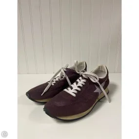 Shoes Luxury Designer By Golden Goose In Purple, Size: 8.5 or 39 padded lining Flat Bottom