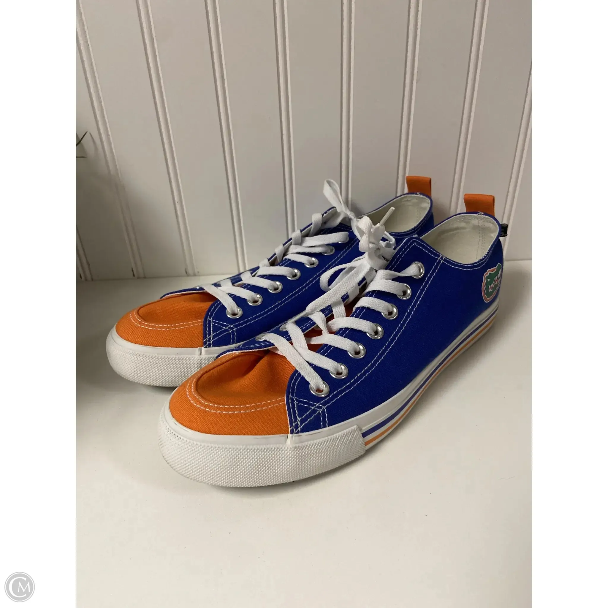 Shoes Sneakers By Clothes Mentor In Blue & Orange, Size: 11 Shock Diffusing Plate