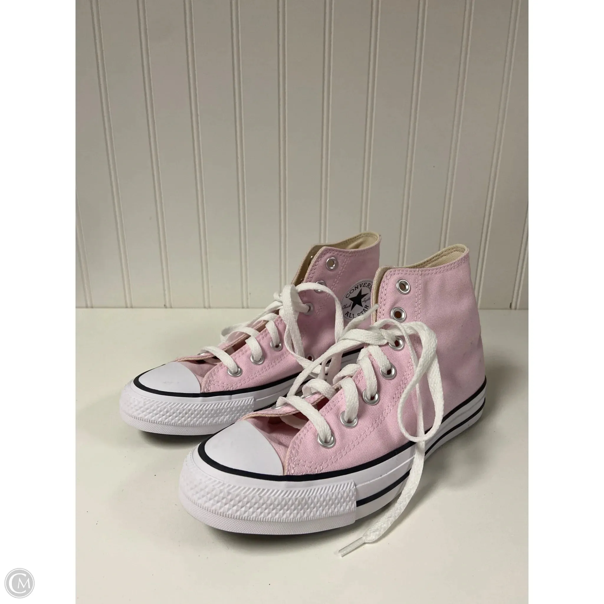 Sturdy Outsole Weekend Wear Shoes Sneakers By Converse In Pink, Size: 7