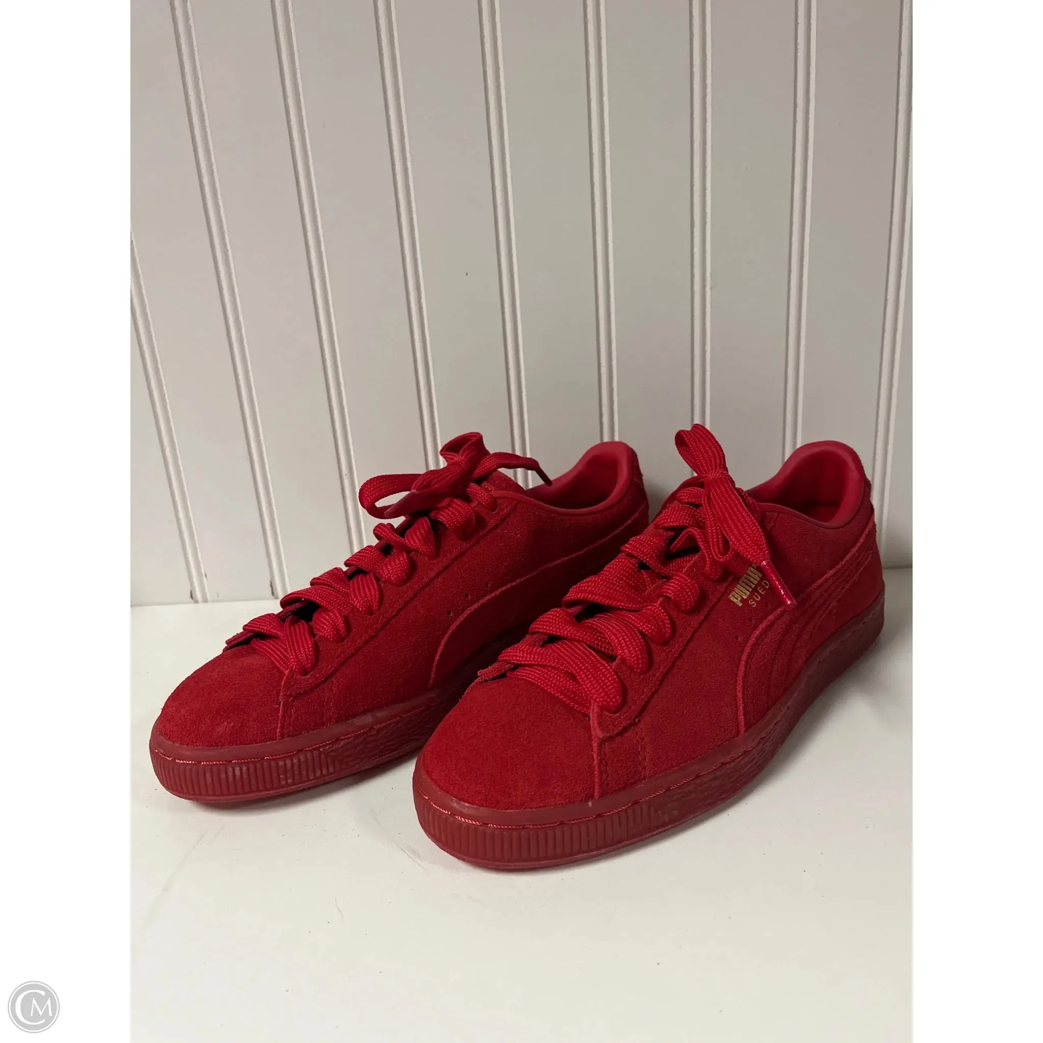 Shoes Sneakers By Puma In Red, Size: 6 Easy on Animal Touch