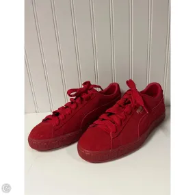 Shoes Sneakers By Puma In Red, Size: 6 Easy on Animal Touch