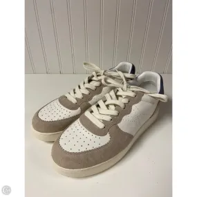 Chic Walk Shoes Sneakers By Veronica Beard In Tan & White, Size: 10.5
