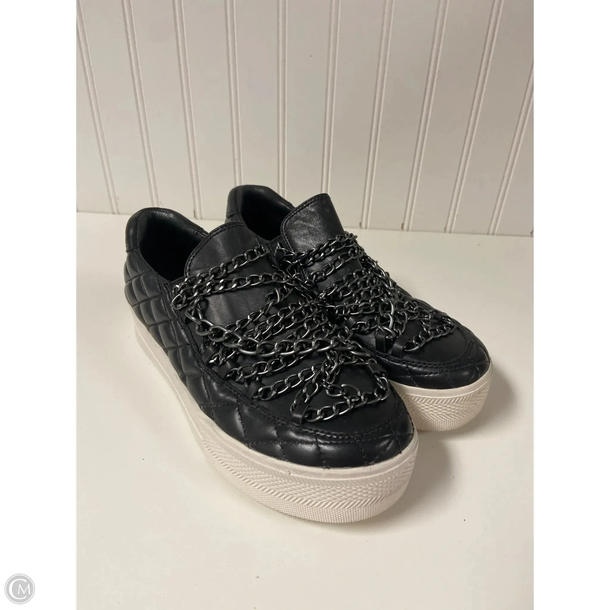 Simple Pair Shoes Sneakers Platform By Ash In Black, Size: 8.5