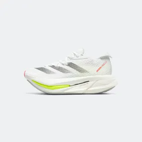 adizero Prime X 2 STRUNG - Cloud White/Core Black-Lucid Red Neat Lines Comfort   cushion