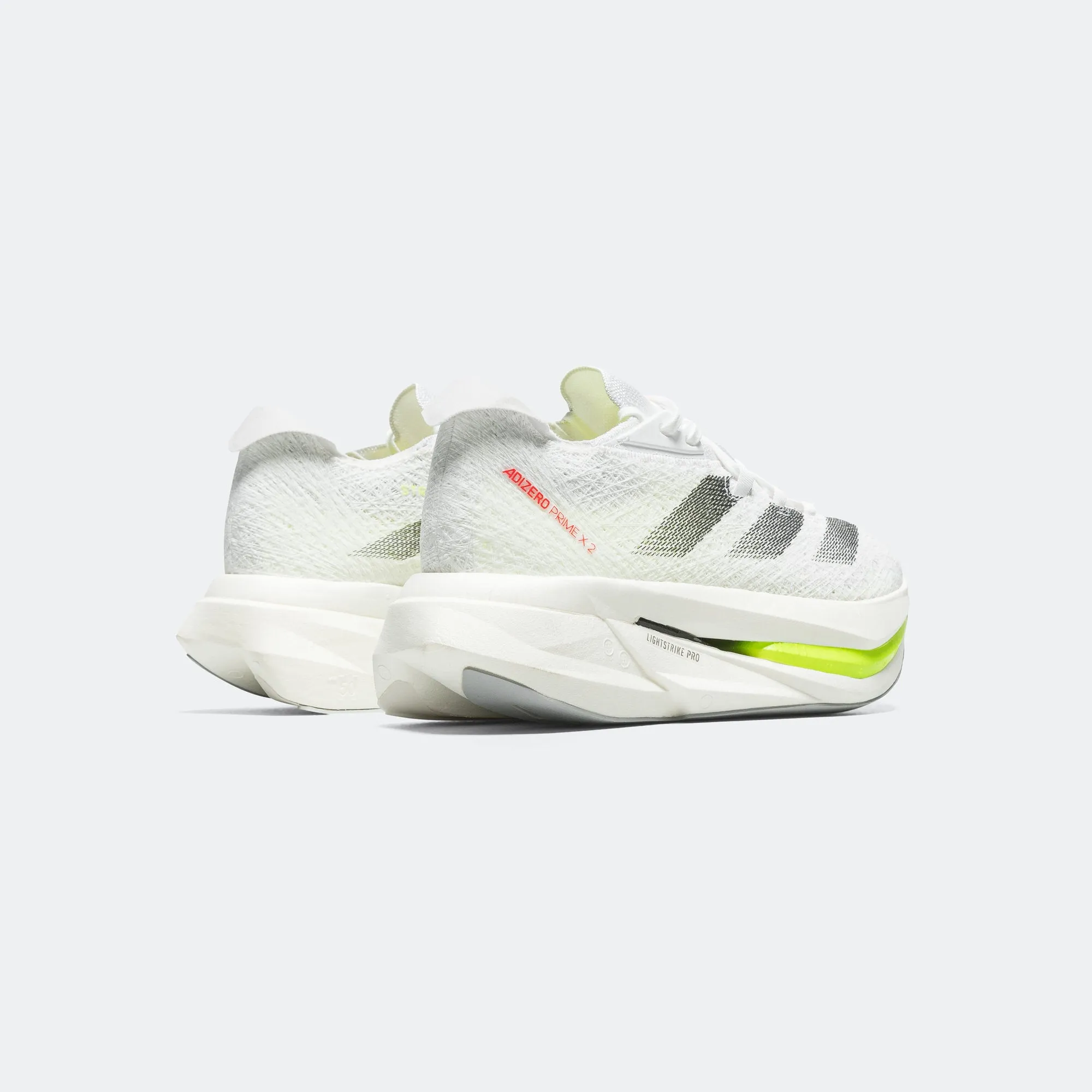 adizero Prime X 2 STRUNG - Cloud White/Core Black-Lucid Red Work Comfort