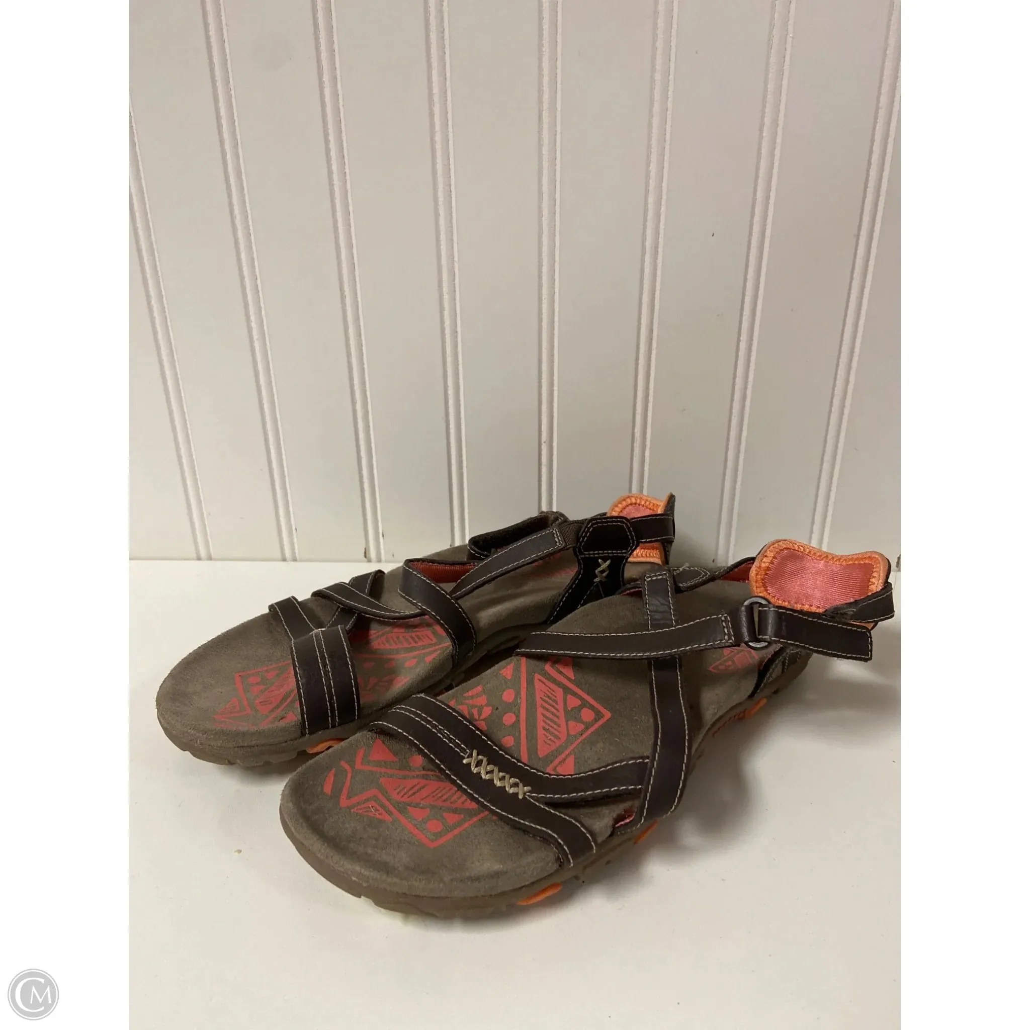 Sandals Flats By Merrell In Brown, Size: 6 Road Fit