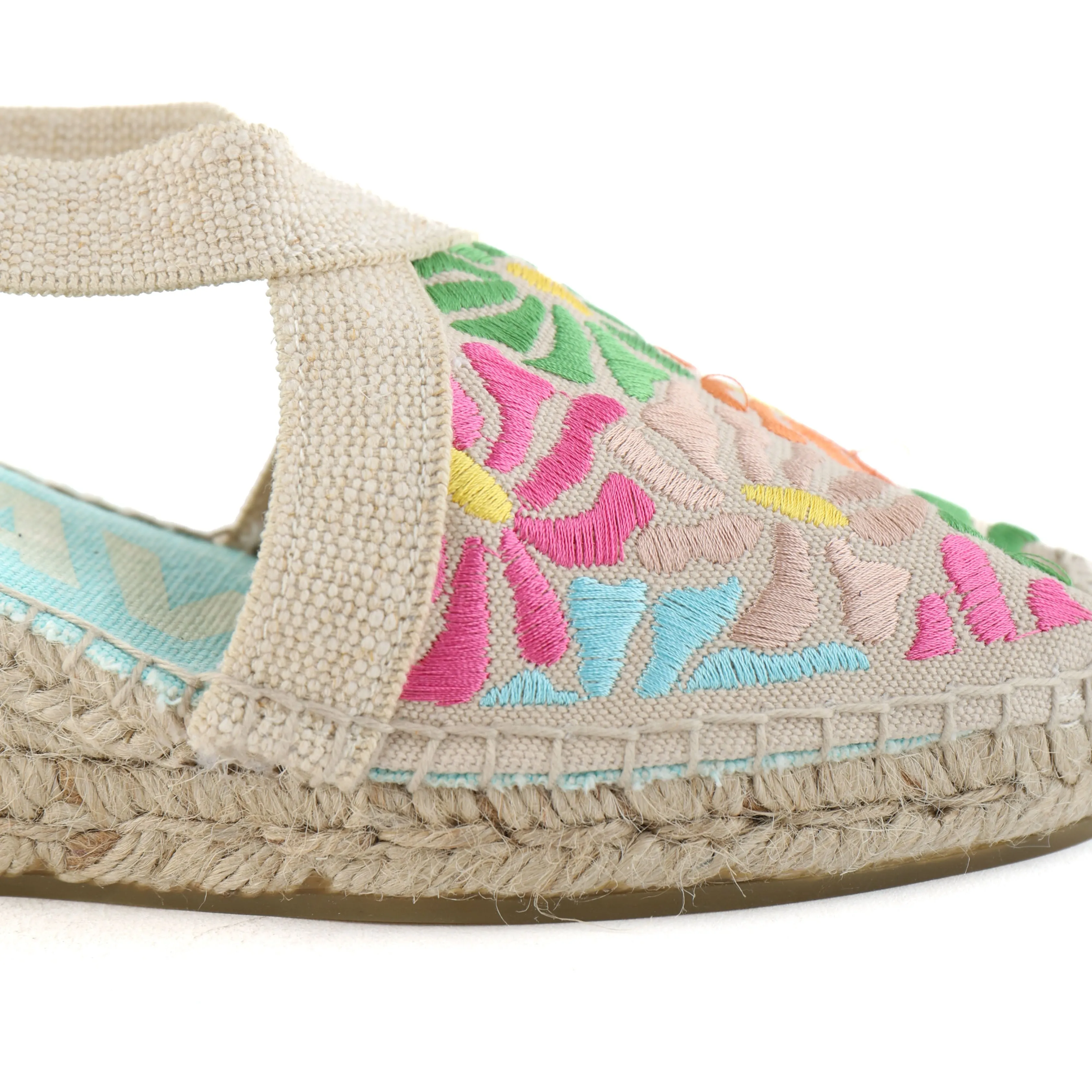 MONTJOI Flower Mosaic Heel Cup Support