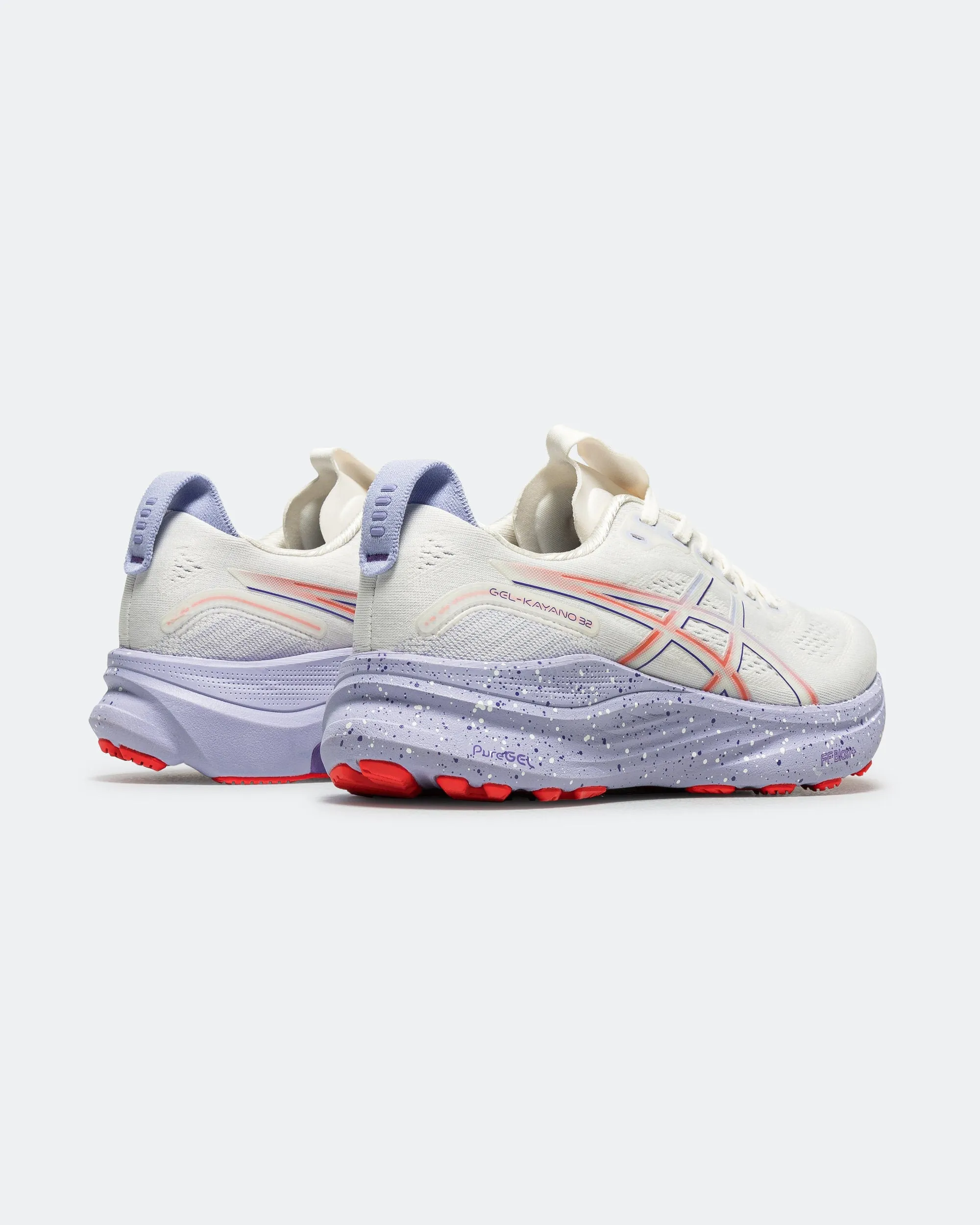 Partner Run Style Tour Womens Gel-Kayano 32 Tokyo - Cream/Edo Purple