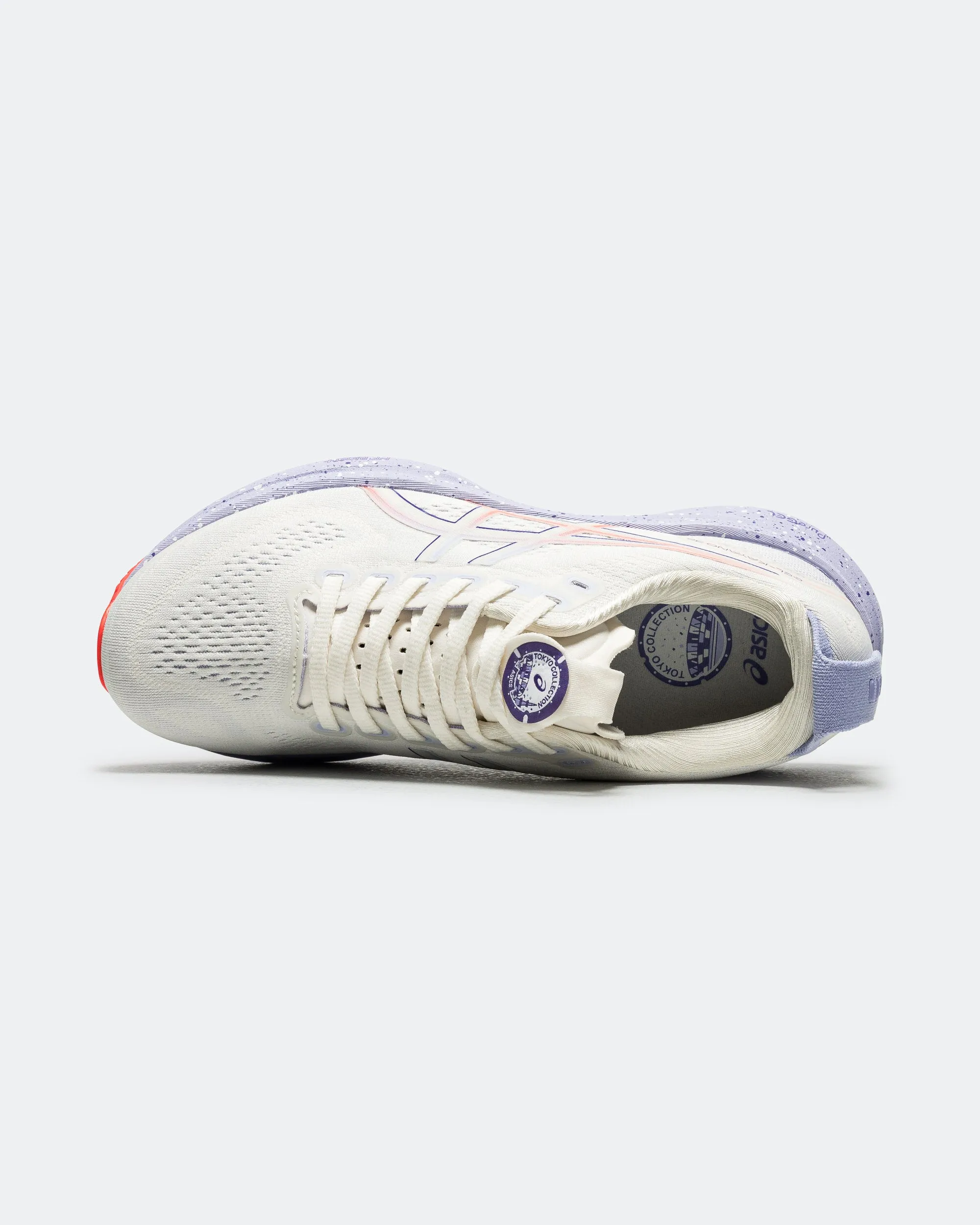 No Pressure Womens Gel-Kayano 32 Tokyo - Cream/Edo Purple
