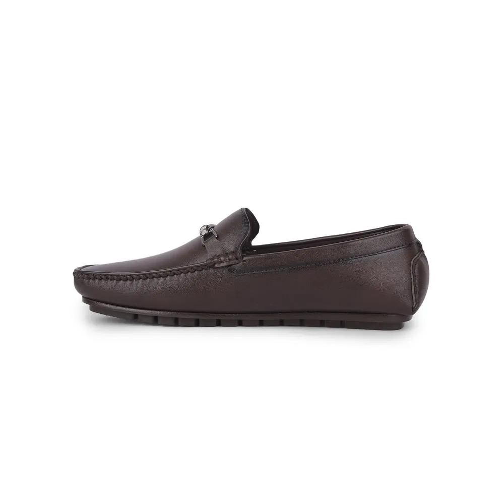 Neutral Colors Fortune By Liberty Mens VCL-107 Brown  Formal Loafers