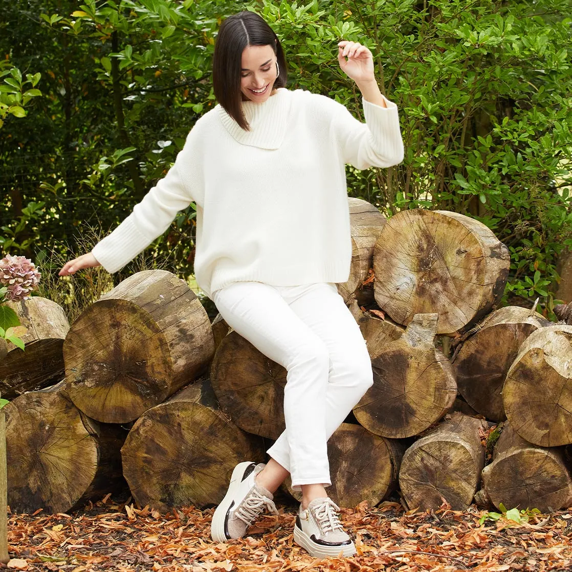 Shop Quick Walk Day Denver: Taupe Multi Patent & Wool Lining