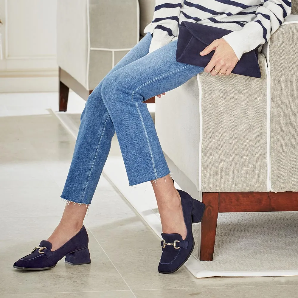 Running Inspired Giselle: Navy Suede