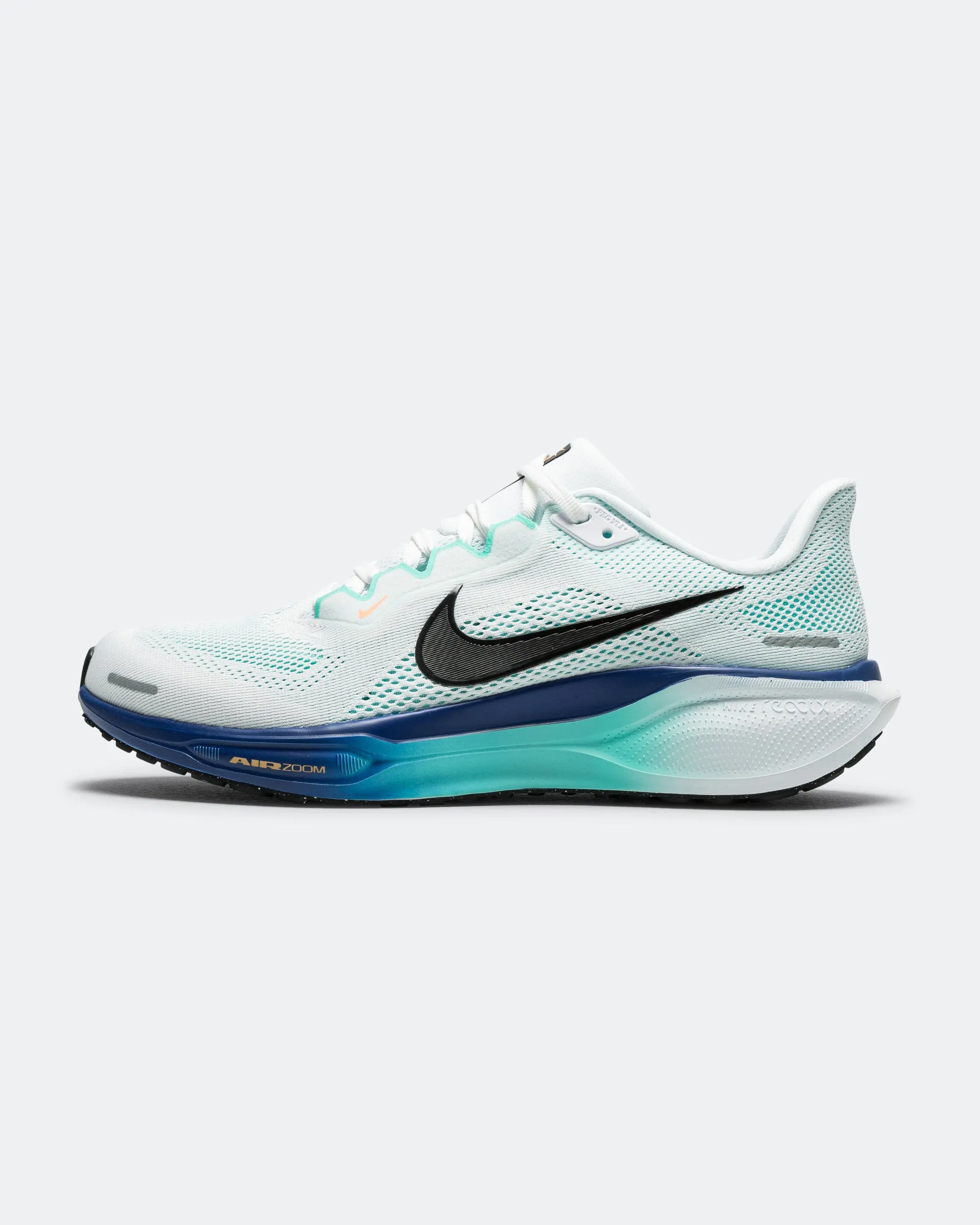 Multi Directional Grip Soft Grip Mens Air Zoom Pegasus 41 - White/Black-Hyper Turquoise-Concord