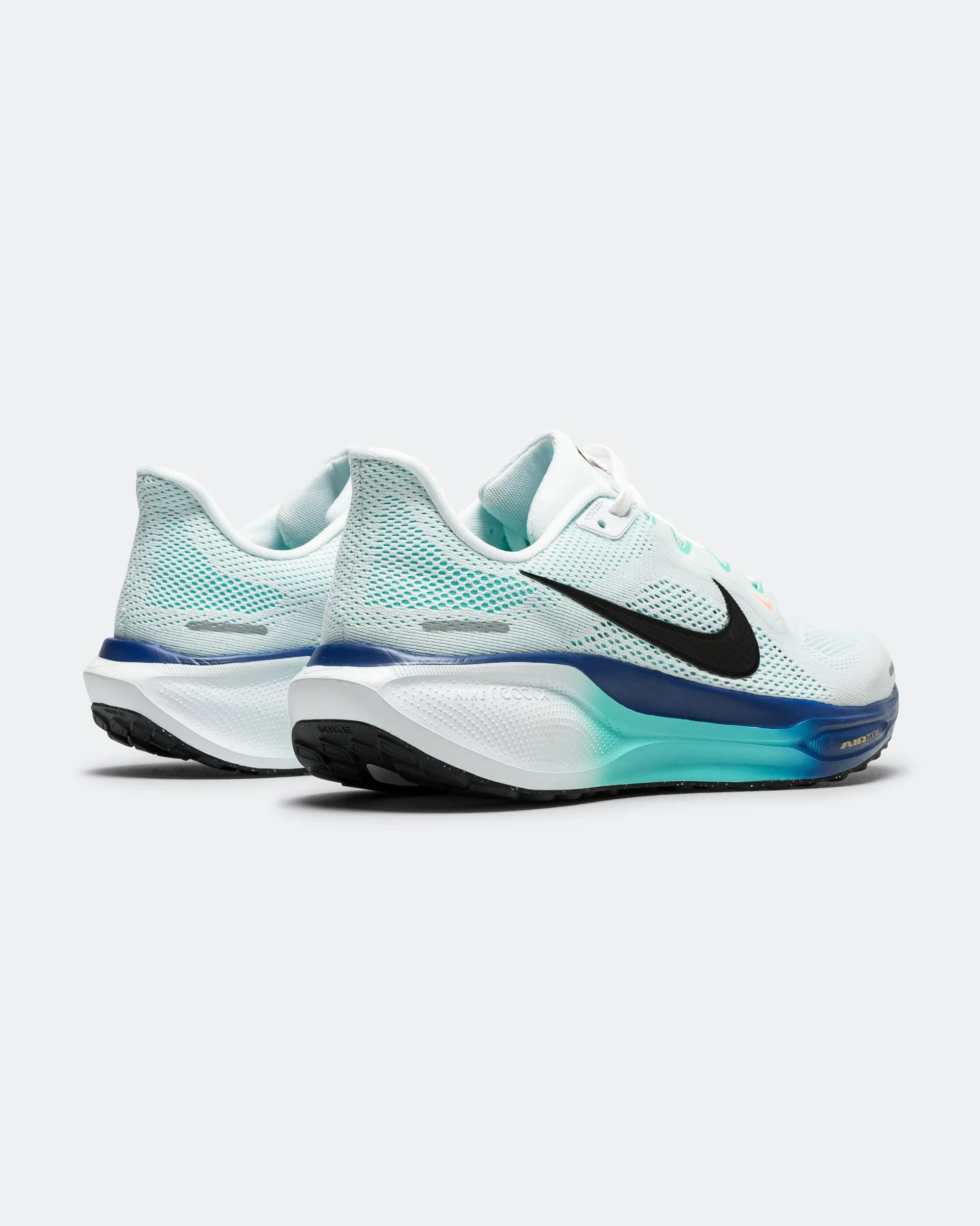 Hop Hike Mens Air Zoom Pegasus 41 - White/Black-Hyper Turquoise-Concord