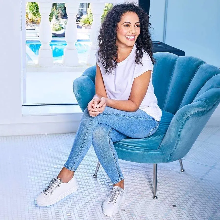 Hero: White Leather Zero Break In Feel