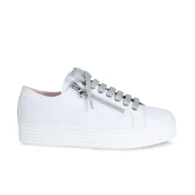 Non Slip Heel Guard Stable Grip Hero: White Leather