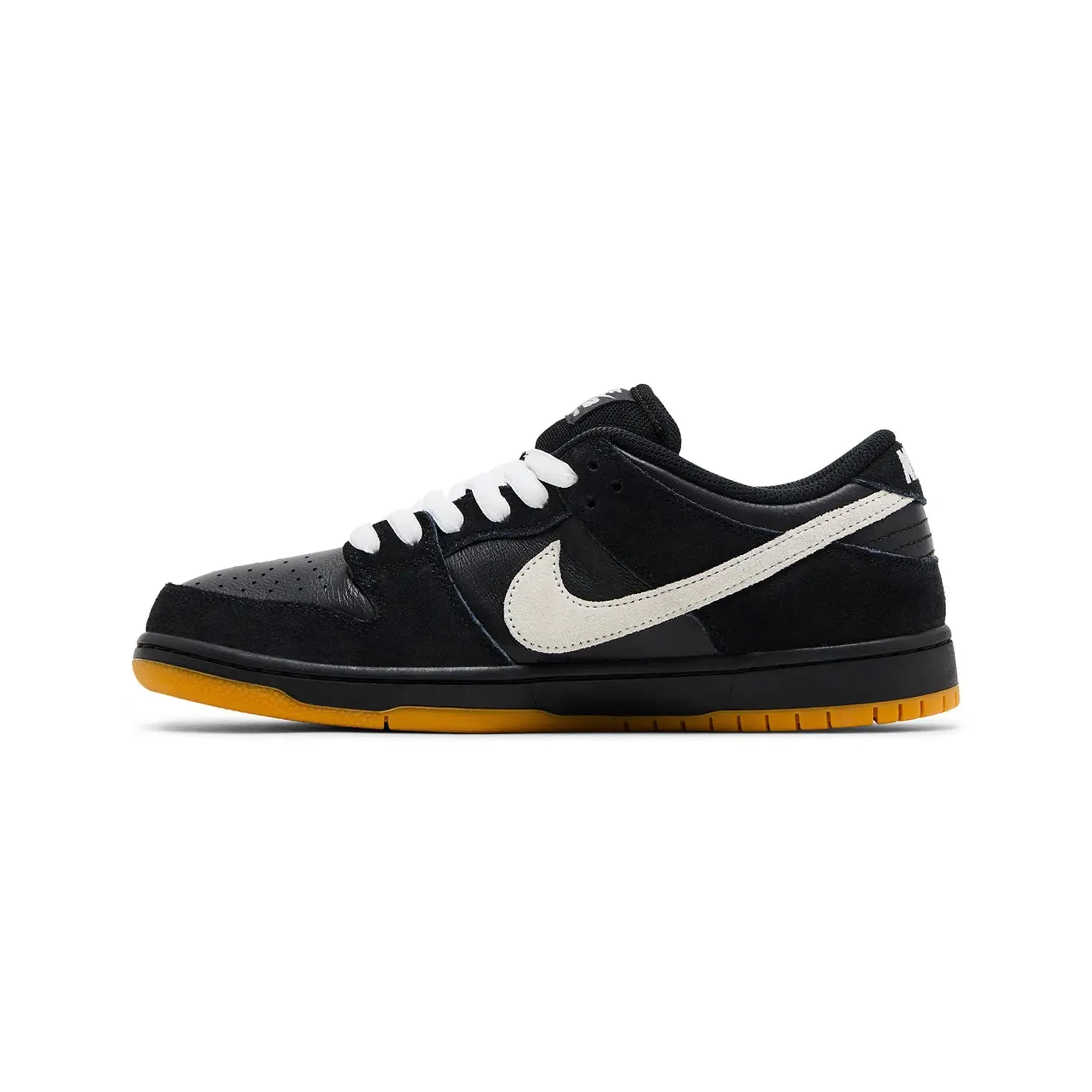 Ankle Hugging Collar Quick Drying Fabric Nike Dunk Low Pro SB 'Black White Gum' (2025)