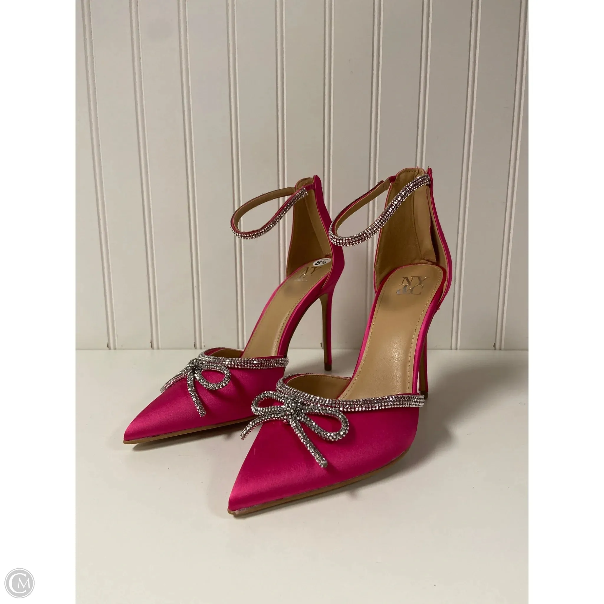 Weekend Fit Shoes Heels Stiletto By New York And Co In Pink, Size: 8.5